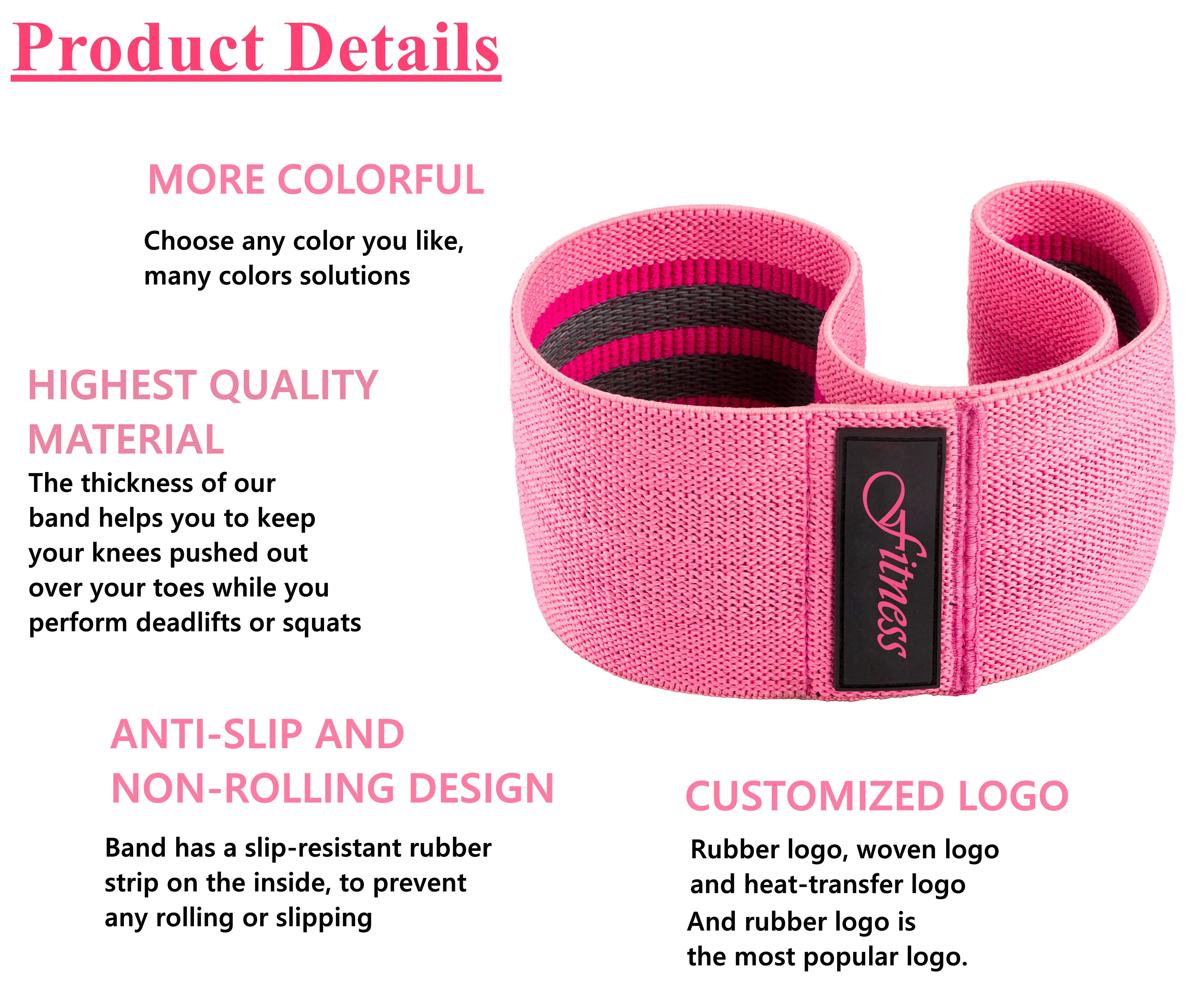Eco-Friendly multi color utility straps workout band for outdoor exercise mobility band