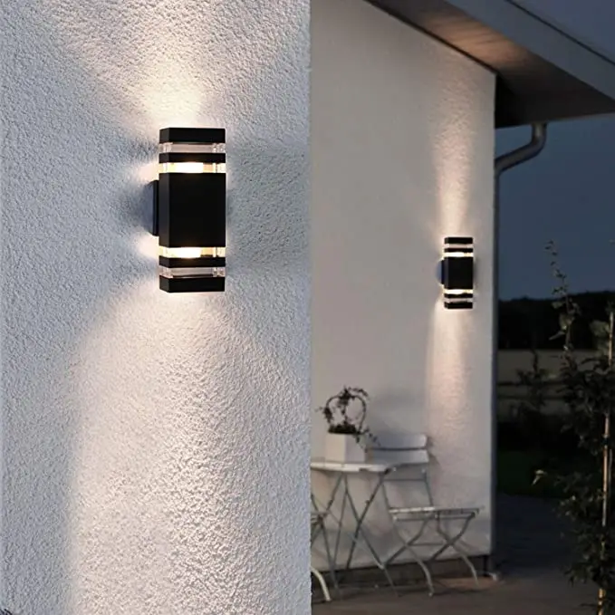 Hot Sale Modern Home Lighting E26 LED Wall Light Hotel Villa Exterior mounted Waterproof Cylinder Outdoor Wall Lamp