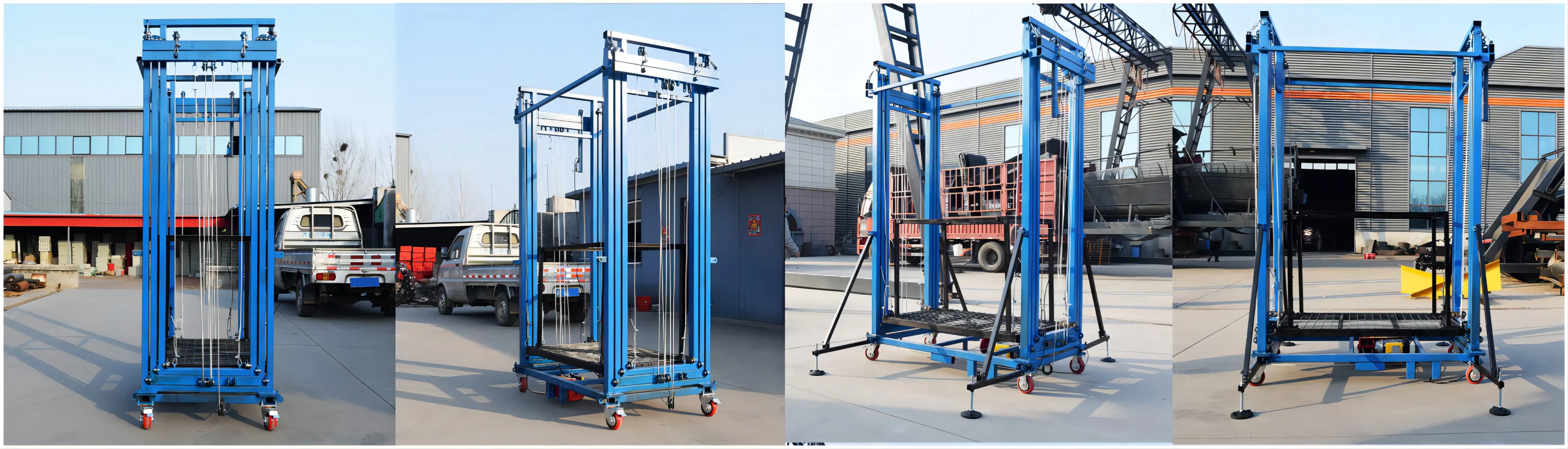 4m 6m 8m Full Automatic Aerial Work Electric Scaffold Lift Stationary Aerial Lift Scaffolding Hydraulic Scissor Lift