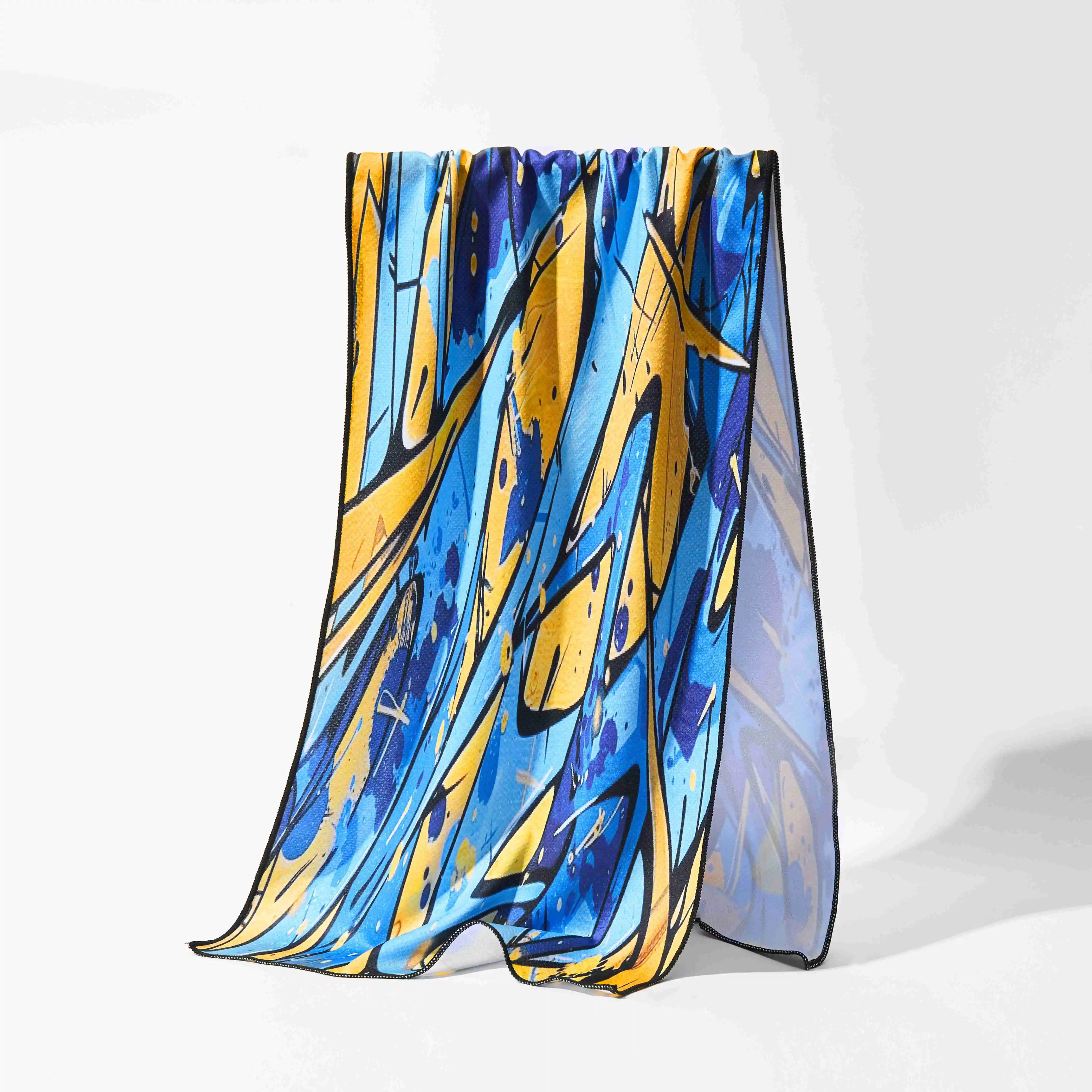 Hot Selling Cheap Custom High Stretch Design Personalized Custom Patterned Sports Towel