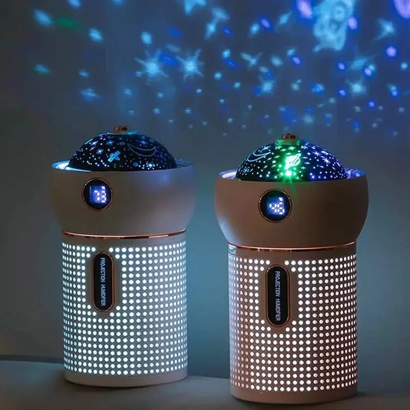 Best Selling Air Humidifier Wireless Large Capacity 630ml Cool Mist usb star sky projection night lamp air humidifier
