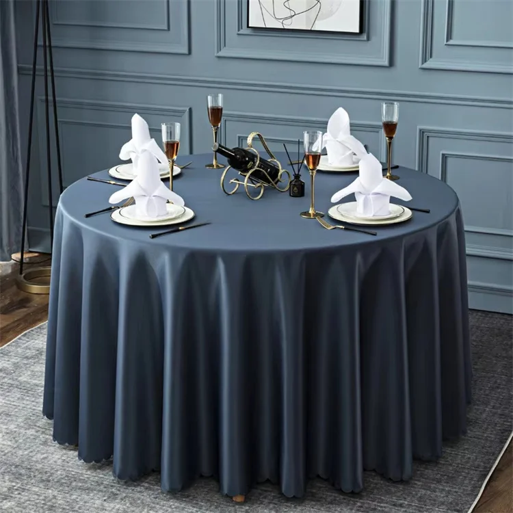 Table Cloths for 8-10 Seater Dinner White Round