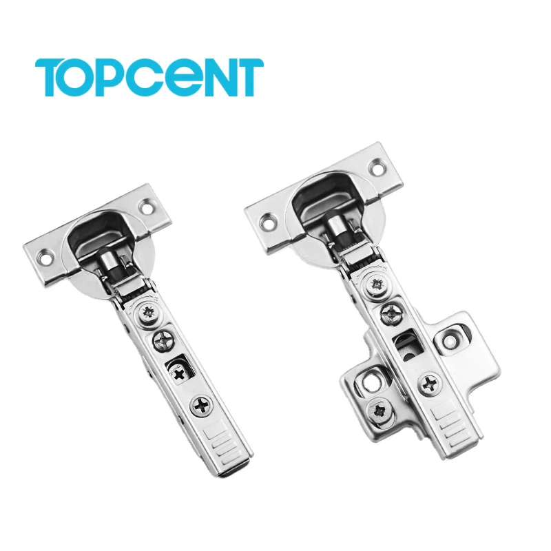 Topcent Hardware Hidden Cabinet Hinges 35mm Door Cabinet 105 Degree Hydraulic Door Hinge
