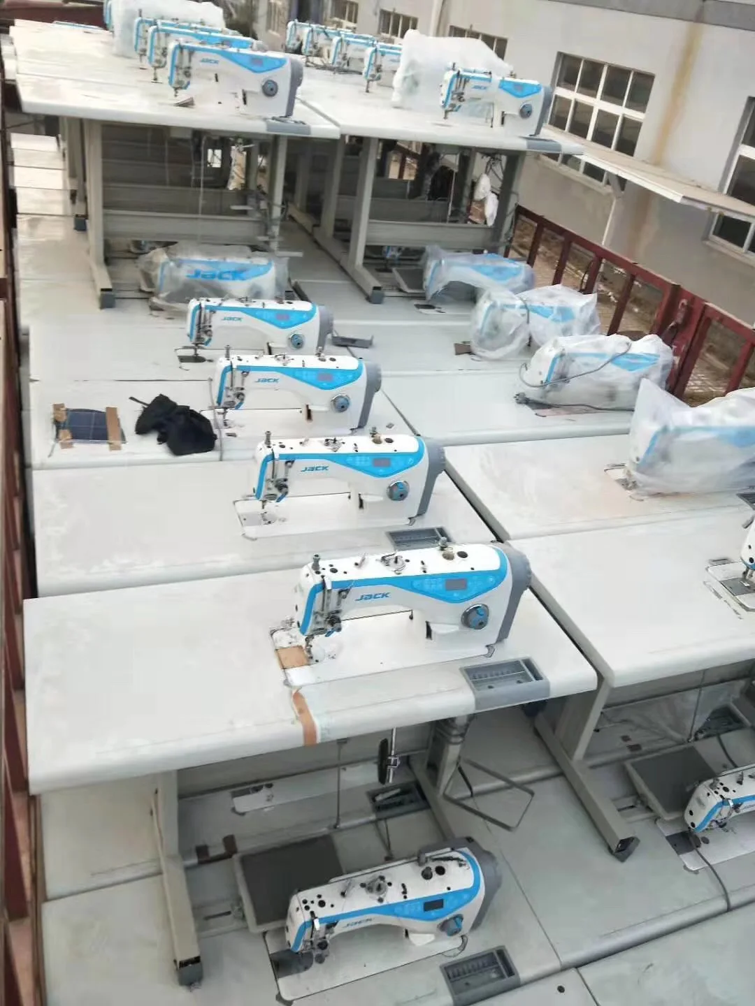 Original Jack A4 Fully Automatic Single Needle Lockstitch Sewing Machine Automatic Thread Trimming Straight Sewing Machine