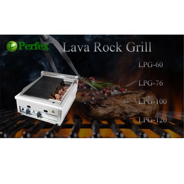 commercial bbq for gas lava rock grill