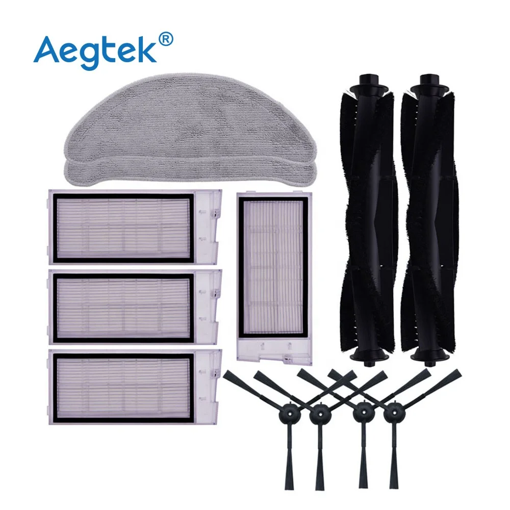 HEPA Filter Main Side Brush Mop Cloth for Xiaomi Roidmi Eve Plus Robot Vacuum Cleaner Parts Accessories
