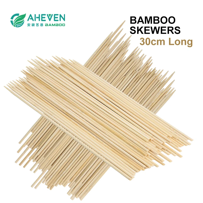 Biodegradable Hot Dog Corn Chicken 5mm Bamboo Skewer For India Market
