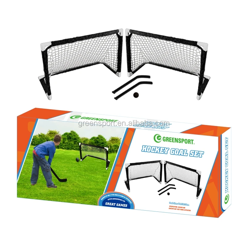 Двойные пластиковые хоккейные ворота пластиковые хоккейные профессиональная хоккейная клюшка и шайба