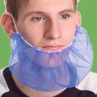 Wholesale cheap disposable pp beard cover white for person protection