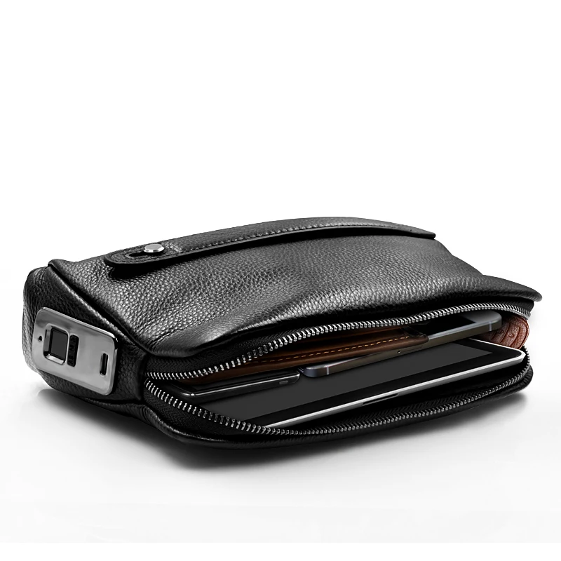 
Fingerprint electronic case lock advanced portable smart bag high quality anti-theft bag 