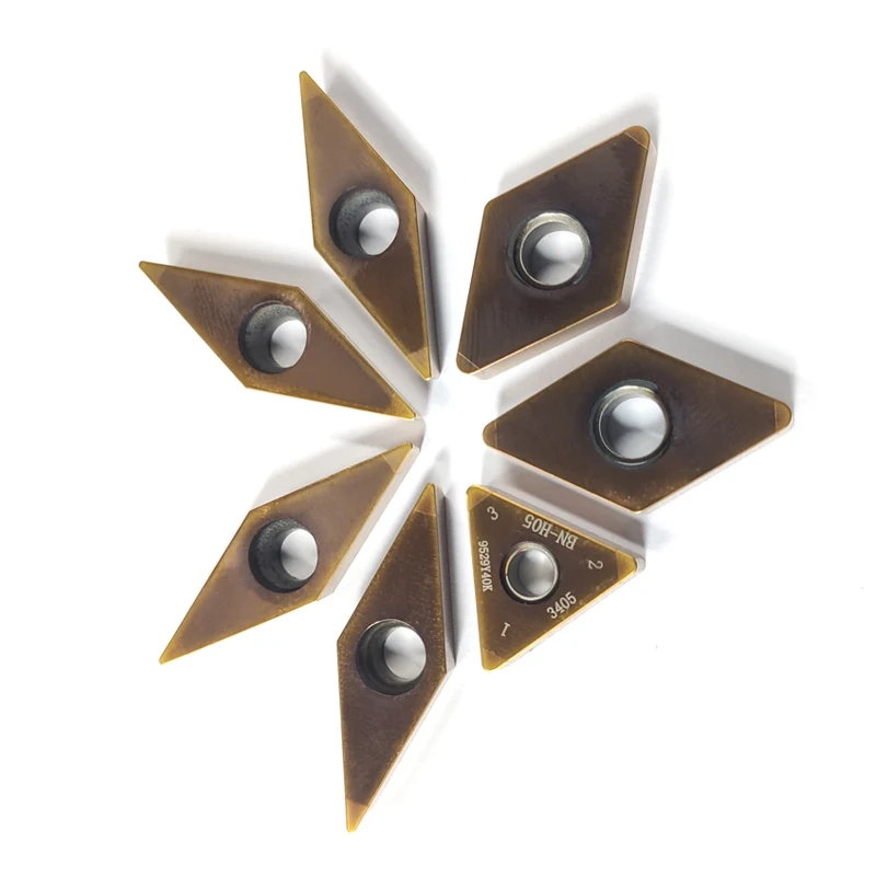 Composite CBN/PCBN inserts hard turning quenched steel finishing can be customized