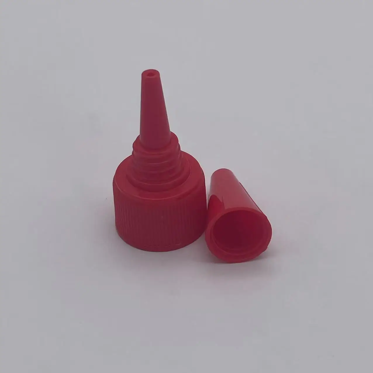 Custom color 28/410 tip cap Plastic 28mm twist cap tip 28/410 twist off screw cap