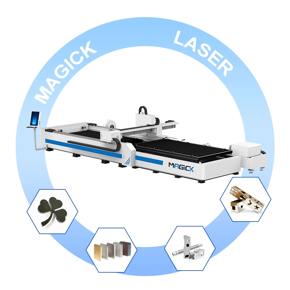 Easy To Operate 3KW Fiber Laser Cutting Machine Low Price