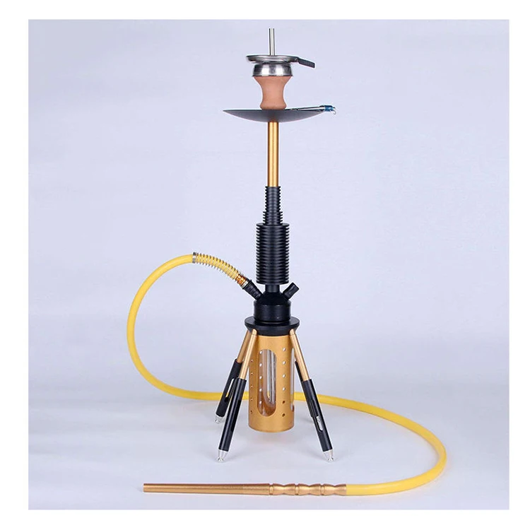Factory Wholesale Hot Selling Portable Stainless Steel Single Hose Hookah Set