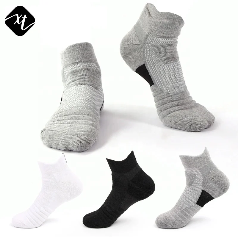 Profession Cheap Ankle Breathable Sweat Absorption  Running Athletic Sport Socks for Men