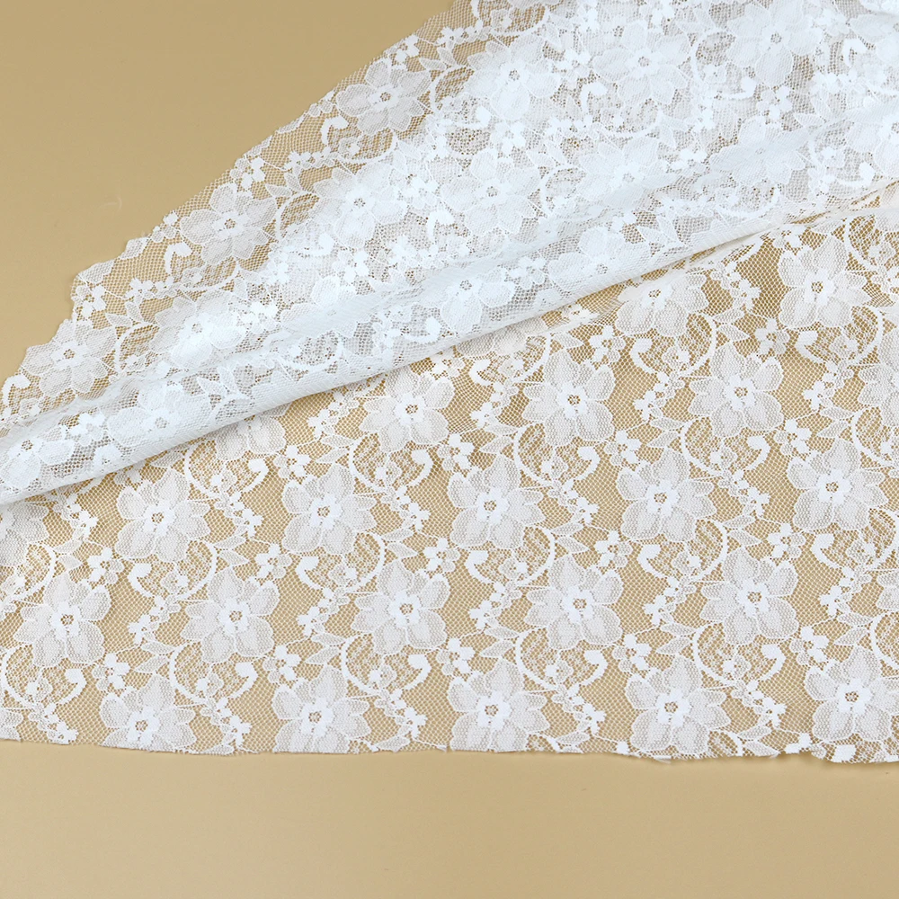 High elastic elegant 150cm width 3d flower lace fabric for underwear