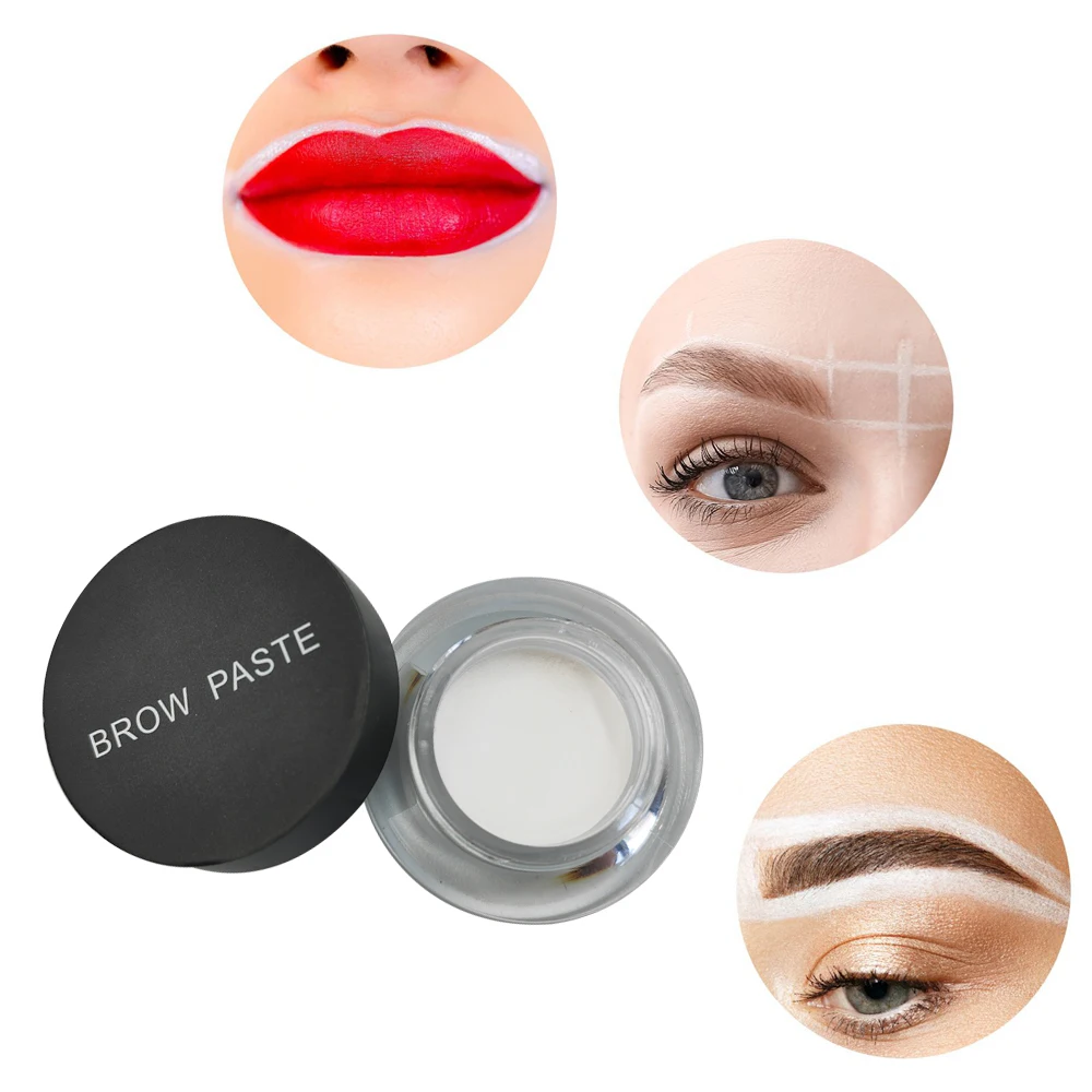 Private Label Eyebrow Mapping Paste White 20 g Brow Shape Define Eyebrow Paste Brow Tinting Tools For Eyebrows Design