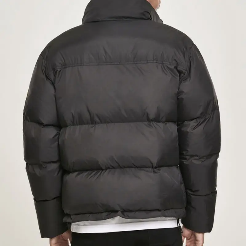 Solid Color Down Filling Bubble Jackets Oversize Plus size winter outwear Jacket Men Cropped Puffer jackets