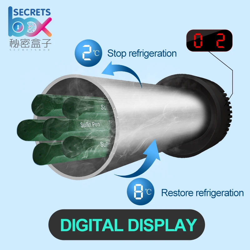 Single Mini Fridge Can Carry-on Insulin/Medicine/Chemical Reagents min fridge refrigerator fridge organizer with lids