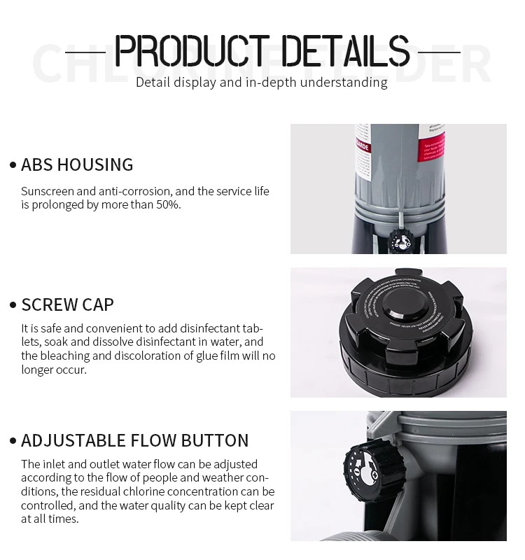 Explosive New Products Disinfection Chlorinator About Pool Chlorine Pool Accessories