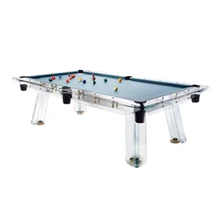 Customizable American standard black eight full set of commercial pool table Pool hall clubhouse glass pool table