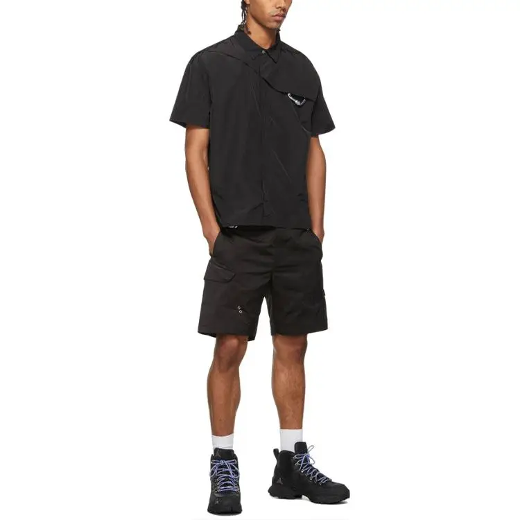 The New Listing And Pant Set Man Fitted Wholesale Flannel Summer Short Shirt