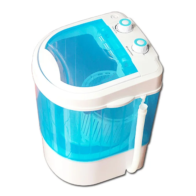 Mini Laundry Semi-automatic Mini Washing Machine with One Tube and Spin Dry