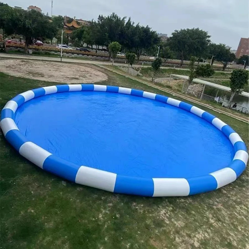 New Children Play Water Round Pool Plastic Top Edge Need Inflatable Rigid Large Size Family Swimming Pool