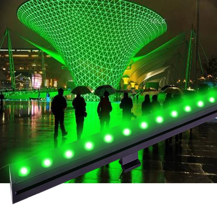 Chinese Manufacturer Outdoor Waterproof Ip66 DC24V 18W DMX512 RGB LED Wall Washer Light Aluminum Profile Hotel Project light