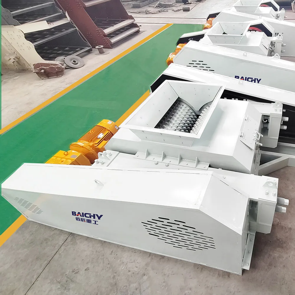Factory Price Toothed Double Roller Crusher Quartz Potassium Feldspar Sodiumr Double Roller Crusher For Primary Crushing