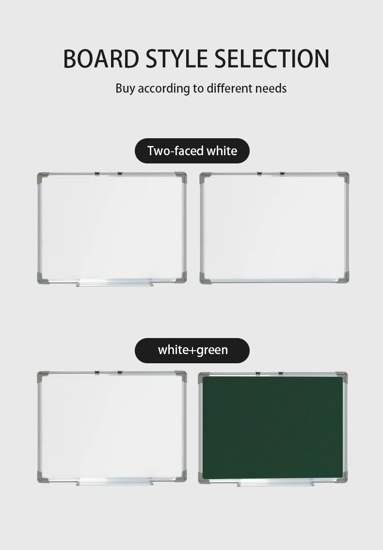 Manufacturer Low Price Customized Double Side Teaching Interactive Whiteboard