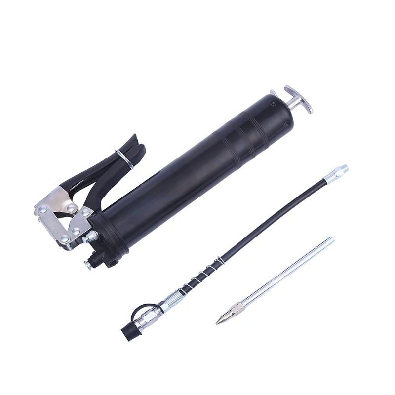 Grease gun 400cc electrophoresis treatment, good quality and cheap 6000psi-7000psi high-pressure manual grease gun