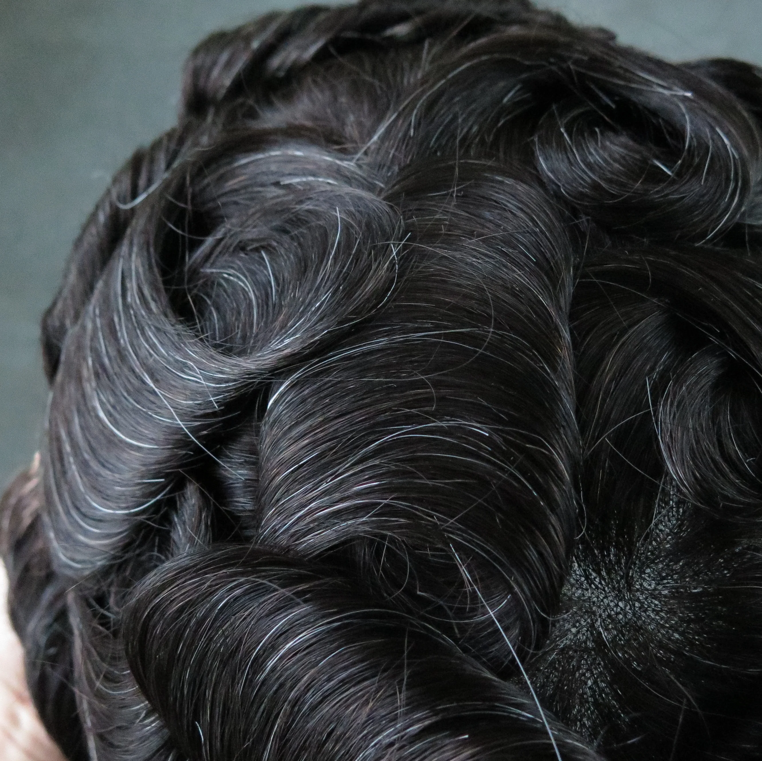 Australia toupee human hair french Lace with  poly skin perimeter well bleached knots human hair pieces hair toupee