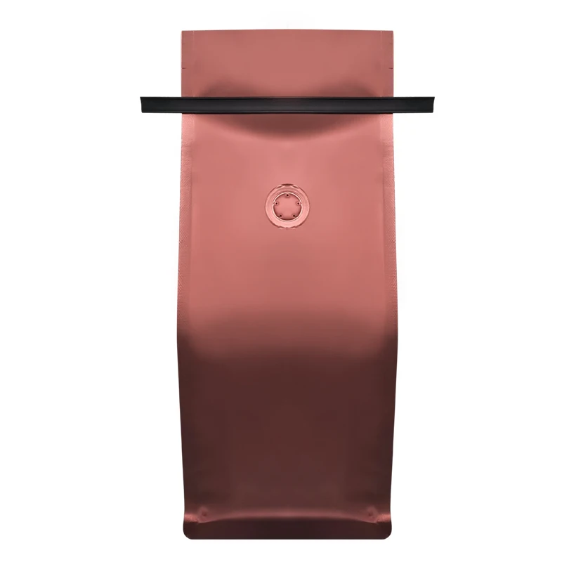 500g flat bottom large capacity anti oxidation coffee zip lock pouches