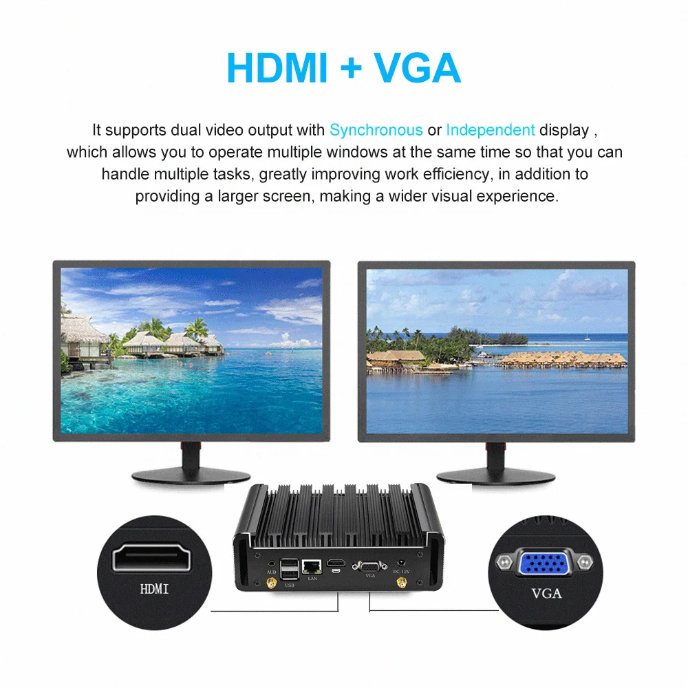 Intel Core I3 I5 I7 Dual Core Ubuntu Linux Win7 Mini Factory Direct Cheap Small Desktop Computer PC for Home Office Business SSD