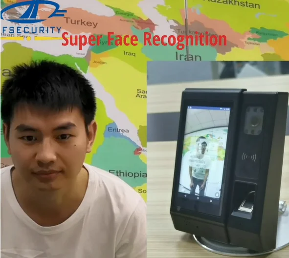 
HFSecurity A5 Biometric Fingerprint Face Recognition GSM Time Attendance Mobile Terminal Recoder Cloud Software Machine with SMS 