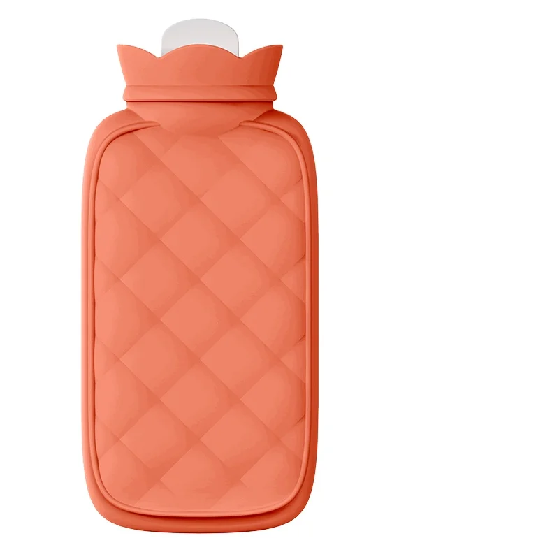 Reusable Winter Warm Keeper Hot Water Bottle Silicone Rubber Hot Water Bag