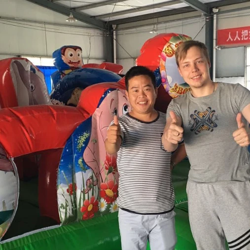 Factory Price Inflatable Slide Bouncer Inflatable Eagle Slide Combo for Rental Backyard