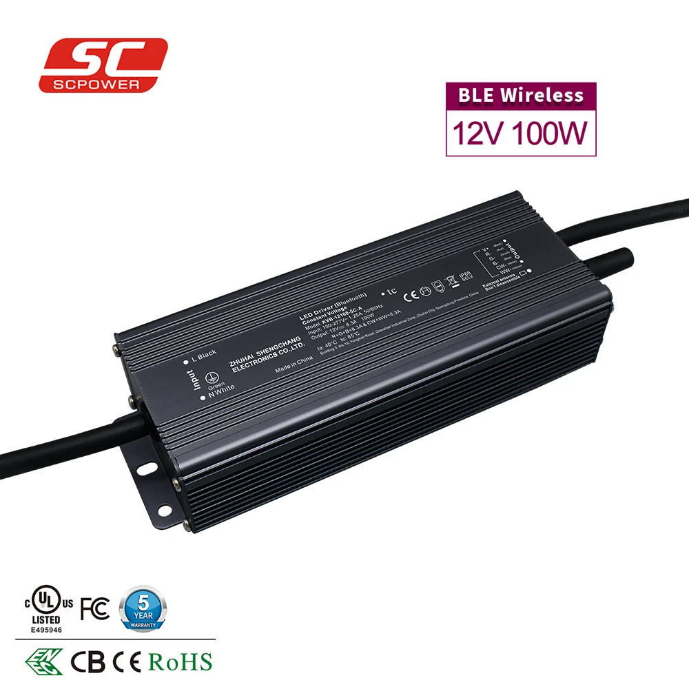 BLE smart led drive 100 watt power supply dimmer can connect wireless led drive
