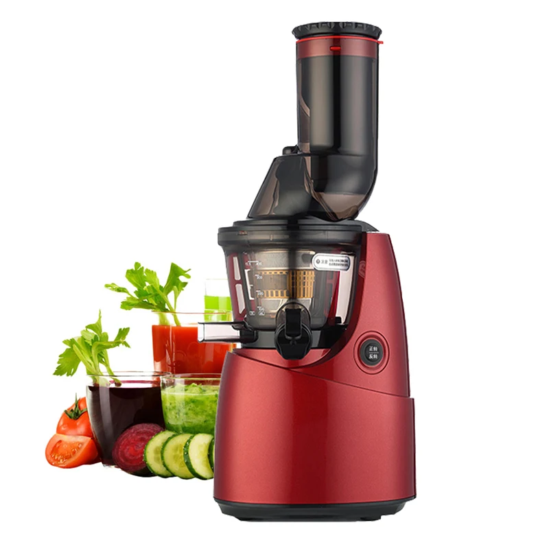 automatic big wide mouth slow cold press fruit Maker juicer extractor machine