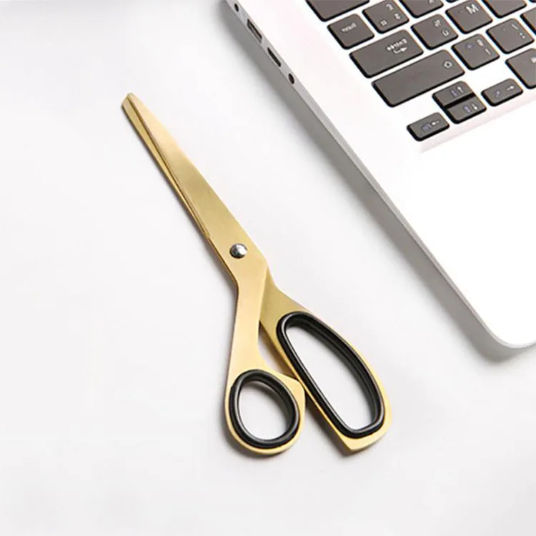 Gold Titanium Tailor Scissors Fabric Scissors Sewing Scissors For Cutting Fabric Leather Paper
