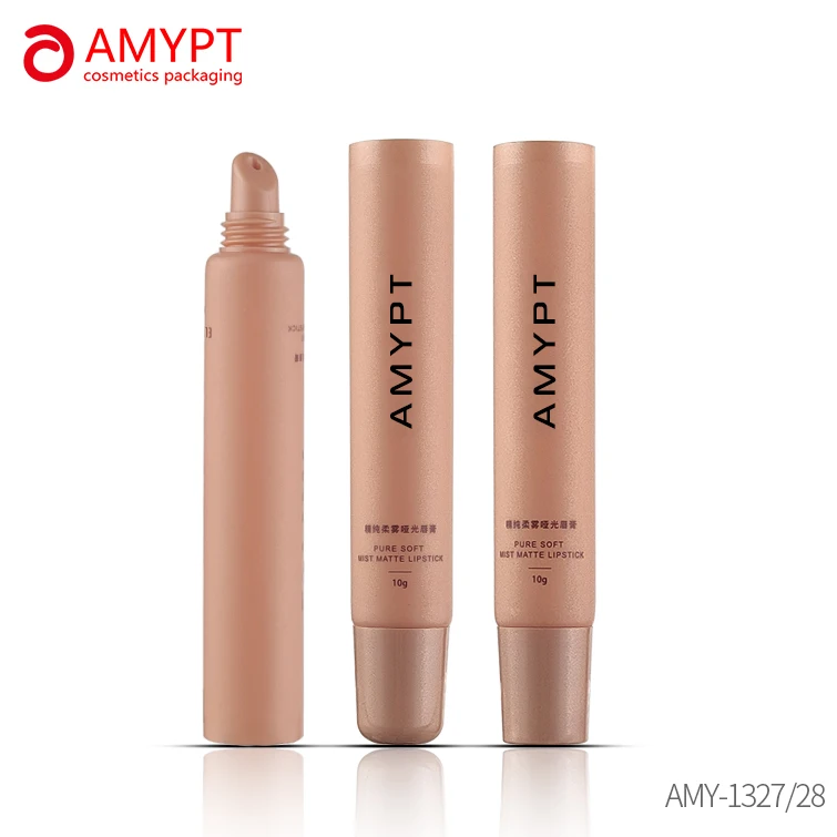 Wholesale empty 10-20g custom cosmetic Lip stick Lip blam tube packaging