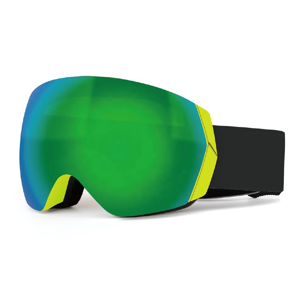 sports High quality customized snow glasses snowboard goggle elastic straps ski googles