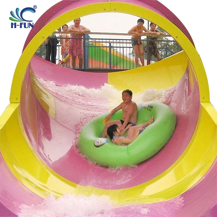 Water park double tubes funnel water slides water park equipment slide small tornados rafts