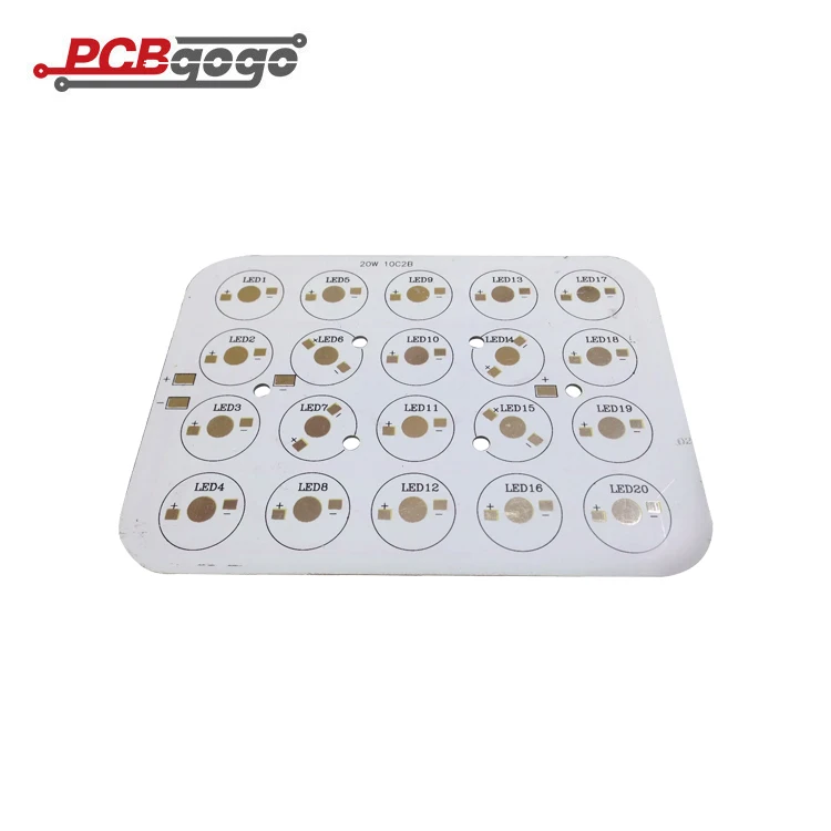 OEM 2 Layers LED PCB 0.8mm Thickness PCB For LED light Electronic 5050 LED PCB