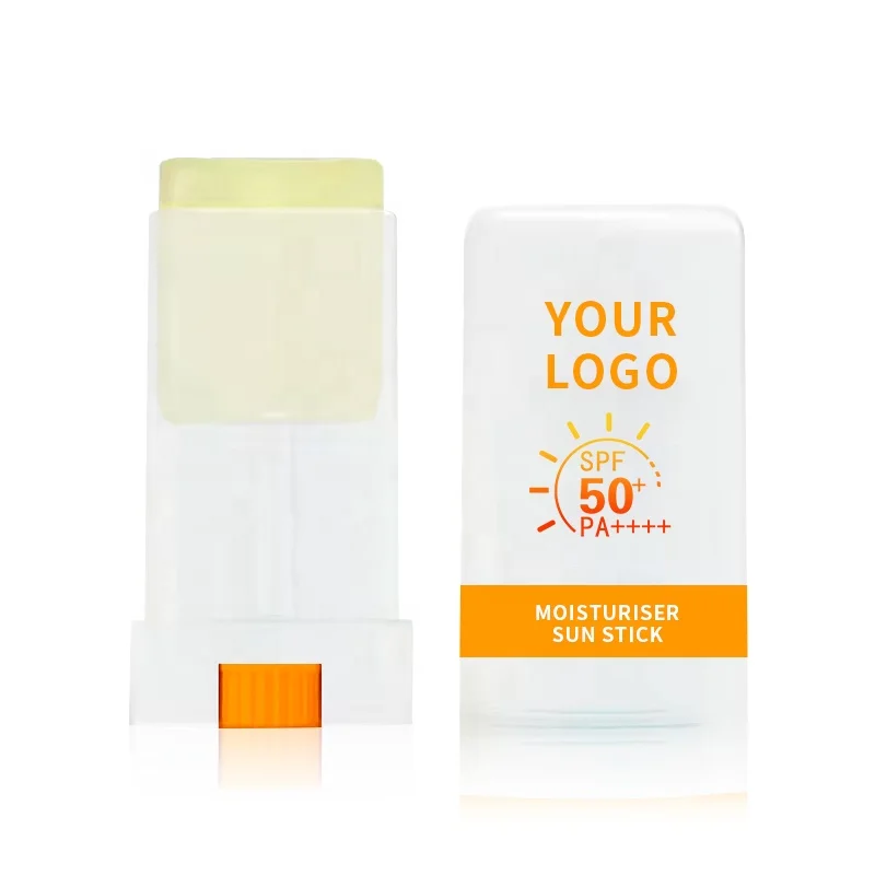 sun protect natural zinc private label SPF 50 UV sunblock 18g face sunscreen stick