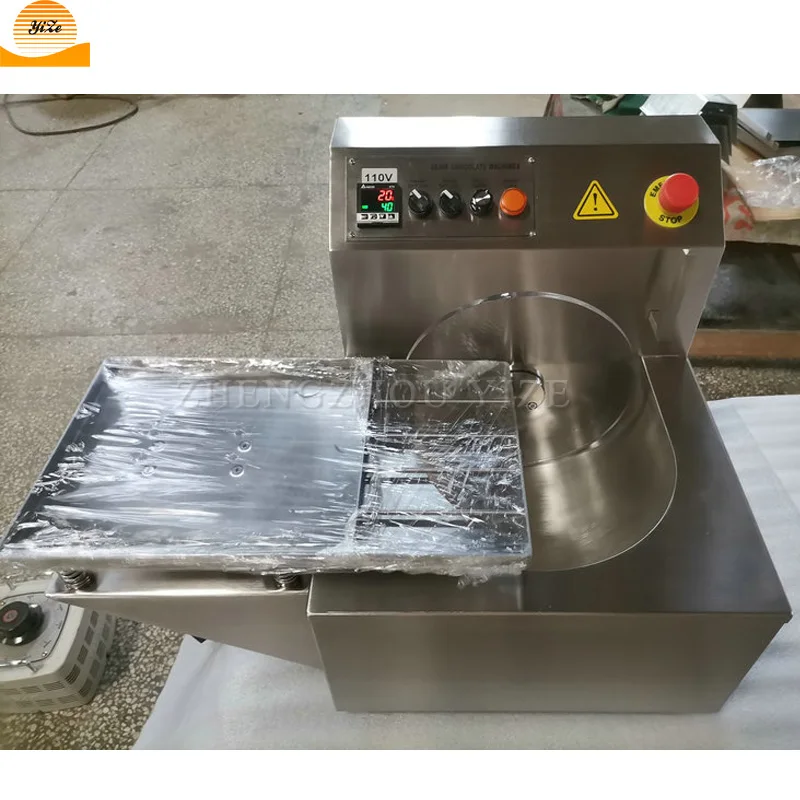 Chocolate Tempering Machine 5kg Chocolate Block Melting Machine Small Commercial Chocolate Coating Panning Machines