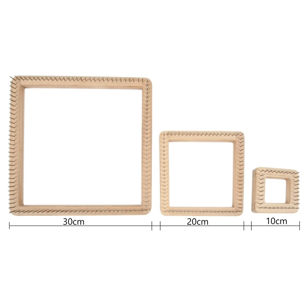 Wooden Weaving Loom Potholder Craft Wood Looper Loom