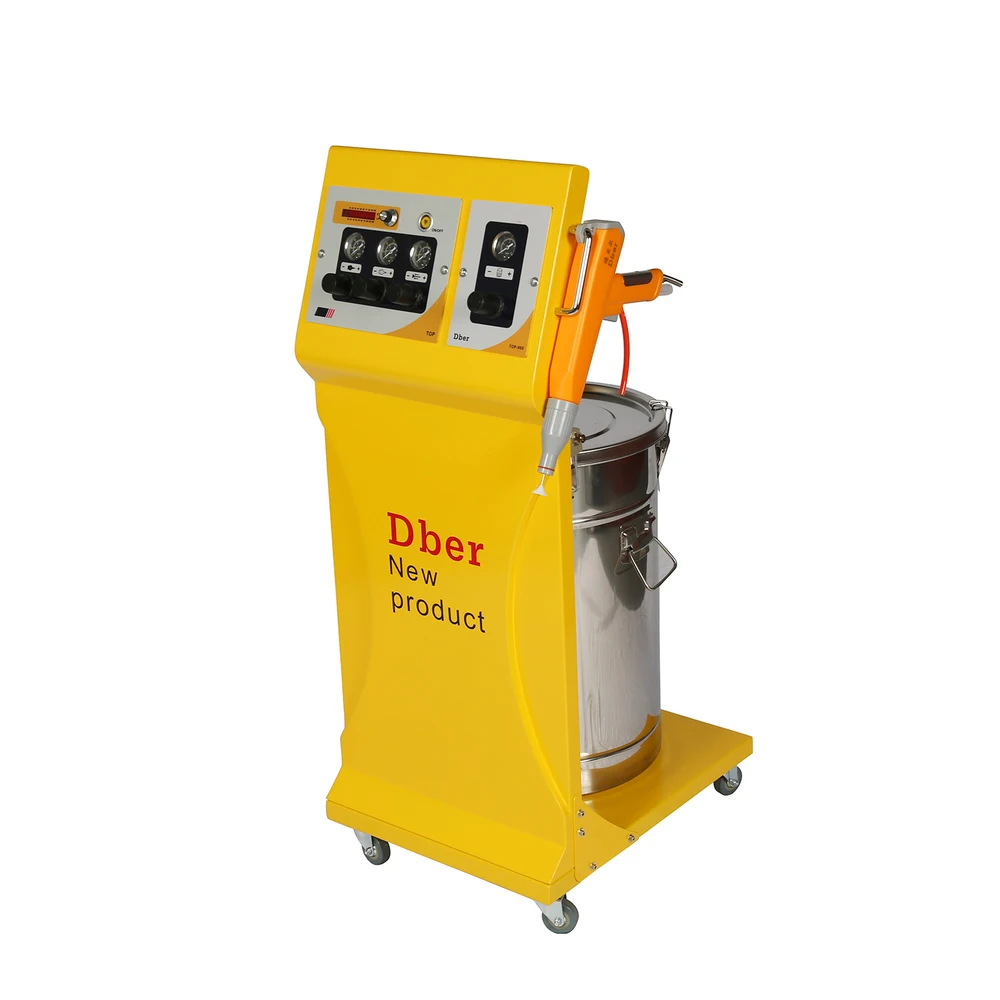 
best quality wooden spraying gun powder coating plant machine 