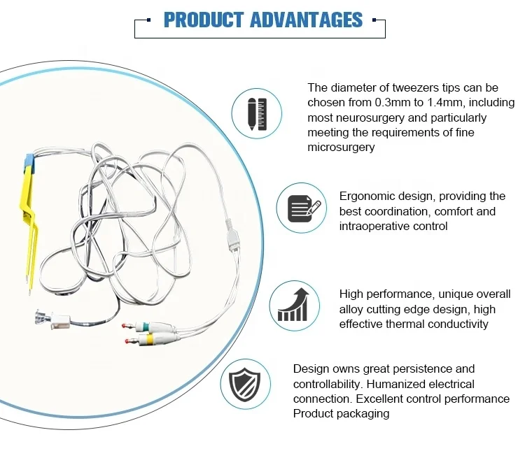 Disposable bipolar forceps nonstick surgical appliances